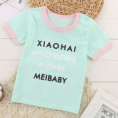 Summer Boys Girls T Shirts Children Cotton Clothes Kids Short Sleeve Soft Tops Boys Cartoon T Shirt Girls Clothing T-Shirts