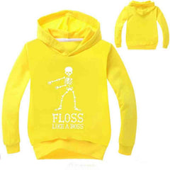 3-16Years Floss Like A Boss Funny Dance Graphic Print Hooded Boys Hoodies Kids Sweatshirt Girls Casual Pullover Outwear Top