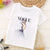 VOGUE New Arrival Princess Print Kids T Shirt Funny Kawaii Cartoon Girl Top Harajuku White Round Neck Short Sleeves Boys Tshirt