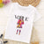 VOGUE Princess Print Girls Shirts Harajuku Kawaii Fashion Girl Top Cartoon Casual Girl T Shirts Children Round Neck Short Sleeve