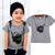 Causal Boys Camera Printed Gray T-Shirts Baby Boy Clothes For Kids 1-8Years