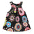 6M-4T Print Vest Baby for Vestido Clothing Outfit Clothes Floral Fashion Dresses Dress Kids Bohemian Infant Girl