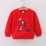 Spring Autumn Children Hoodies Baby Boys Girls Sweatshirts Cartoon Long Sleeves Sweater Kids T-shirt Sportswear Pullover Clothes