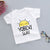 Children's short-sleeve T-shirt for Boy/Girls 2-9 years Teens childish cotton Character Fishbone Zebra donkey kids Tops Tee