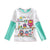 VIKITA Children t Shirts for Kids Flower t-shirt Girls Long Sleeve Tops Child Clothing Kids Autumn Wear Girls Autumn Wear