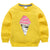 Baby Girls Sweatshirts Color Change Butterfly Winter Spring Autumn Children Hoodies Long Sleeves Sweater Kids T-shirt Clothes