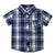 Summer Baby Boys Short Sleeve Plaid Print Shirts Kids Tops Tees Shirts Casual Blouse