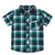 Summer Baby Boys Short Sleeve Plaid Print Shirts Kids Tops Tees Shirts Casual Blouse