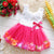 Fashion Pageant Dress Clothes Kid Girl Princess Dress Toddler Sleeveless Dress Tutu Lace Flower Bow Dresses