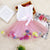 Fashion Pageant Dress Clothes Kid Girl Princess Dress Toddler Sleeveless Dress Tutu Lace Flower Bow Dresses