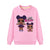 Autumn Winter Boys and girls Sweaters Cotton Knitted Tops Kids Pullover Clothes Children Cartoon Warm T-shirt lol doll Clothing