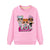 Autumn Winter Boys and girls Sweaters Cotton Knitted Tops Kids Pullover Clothes Children Cartoon Warm T-shirt lol doll Clothing