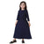 Toddler Kids Children Muslim Girls Solid Long Sleeve Dress Casual Long Dess 8-14 years Fashion Islamic Girl Muslim Dresses 11.19