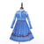 Movie Cosplay Costume Dress Princess Anna Dess for Girls Cosplay Snow Queen Anna Elsa Kids Costume Party Dress