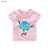 Children  Cartoon the amazing world of gumball  T shirt Boys Girls Short Sleeve Great Summer Tops Kids Casual Clothes,b202