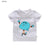 Children  Cartoon the amazing world of gumball  T shirt Boys Girls Short Sleeve Great Summer Tops Kids Casual Clothes,b202