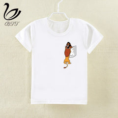 Summer Fashion Boys Girls T-shirt Children Cartoon The Lion King Funny Timon and Pumbaa Tshirt Kids Cute Simba Tops Baby Clothes