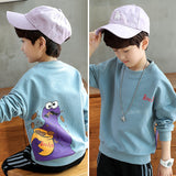 Childrens clothing boys sweater 2019 autumn long-sleeved 4-14 big kids baby boy Sweatshirt vampirina