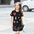 Summer baby dress Girls mesh Dress big kids short sleeve vestidos Children fashion Clothes heart lips star patch 6 to 16yrs