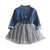 Girls Dress Toddler Children Kids Girls Autumn Denim Dress Girl Long Sleeve Dresses Clothes Kids Cowboy Princess Tutu Dress