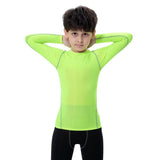 2017 Kids Compression Base Layer Skins Tee Thermal T- Shirt Quick-drying Baby Boys Clothes