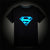 2018 Christmas Boys Girls Luminous Short Sleeves T-Shirts Children's Tshirt Superman Batman T Shirt Baby Girl Tops Kids Tees