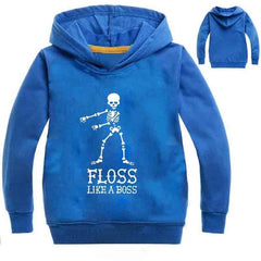 3-16Years Floss Like A Boss Funny Dance Graphic Print Hooded Boys Hoodies Kids Sweatshirt Girls Casual Pullover Outwear Top