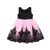 Kids Girl Big Bow Princess Dress Formal Sleeveless Lace Tulle Tutu Wedding Party Dresses Girl Back Hollow Out Ball Gown 1-6Y