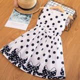 3-12 Years Girls Polka-Dot Dress 2019 Summer Sleeveless Bow Ball Gown Clothing Kids Baby Princess Dresses Children Clothes