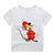 Baby Boy Girl Dumbo Funny Cartoon Print Elephant T Shirt Kids Summer O-Neck Tops Little Girl Tshirt Casual Children Clothing