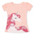 2019 Summer Fashion Unisex Unicorn T-shirt Children Boys Short Sleeves White Tees Baby Kids Cotton Tops For Girls Clothes 3 8Y