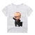 Baby Boy Clothes Movie  Boss Baby Funny Cartoon Print T-shirt Kids Summer O-Neck Tops Boys & Girls Tshirt  Baby Clothes